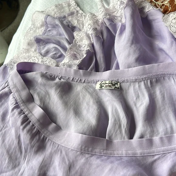 Free People Neon Nights Lavender Skirt M EUC - Picture 5 of 5